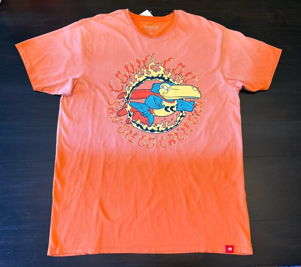 NWT! Unisex Sportiqe [3XL] Orange Ombre San Diego Comic Con SDCC Bingham T-Shirt